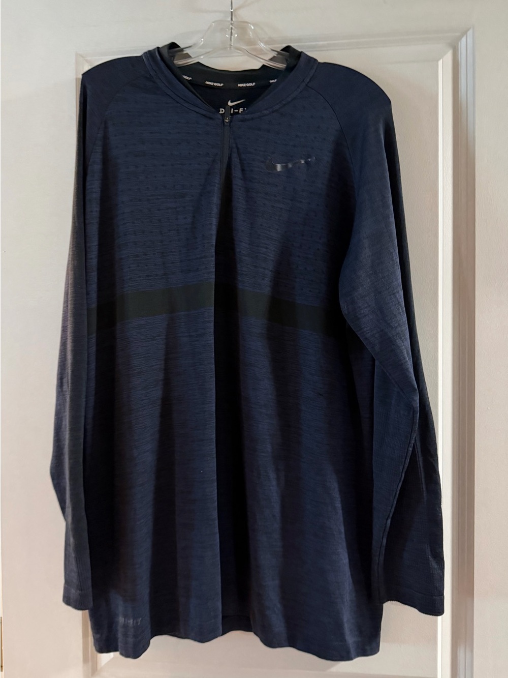 Nike Men’s Dark Navy Half-Zip Athletic Pullover